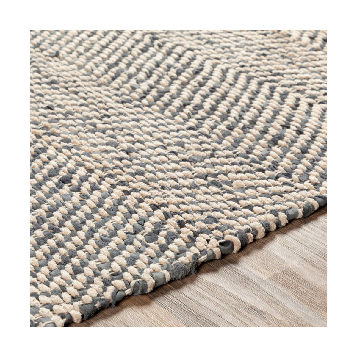 Giovanni 36 X 24 inch Charcoal/Cream Rugs, Rectangle