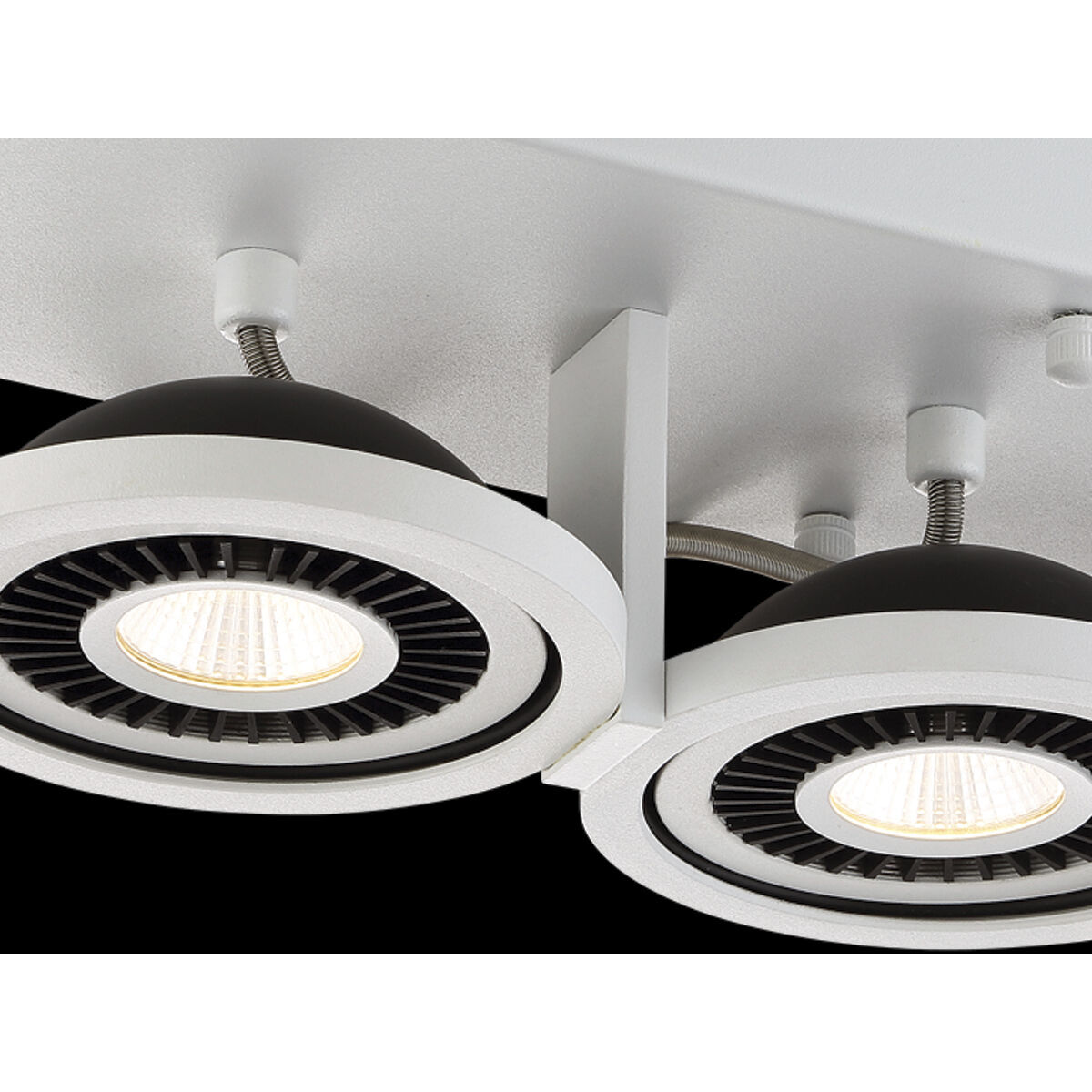 Vision 3 Light 30V White/Black Track Ceiling Light