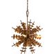 Sigma 4 Light 28 inch Autumn Brass Chandelier Ceiling Light