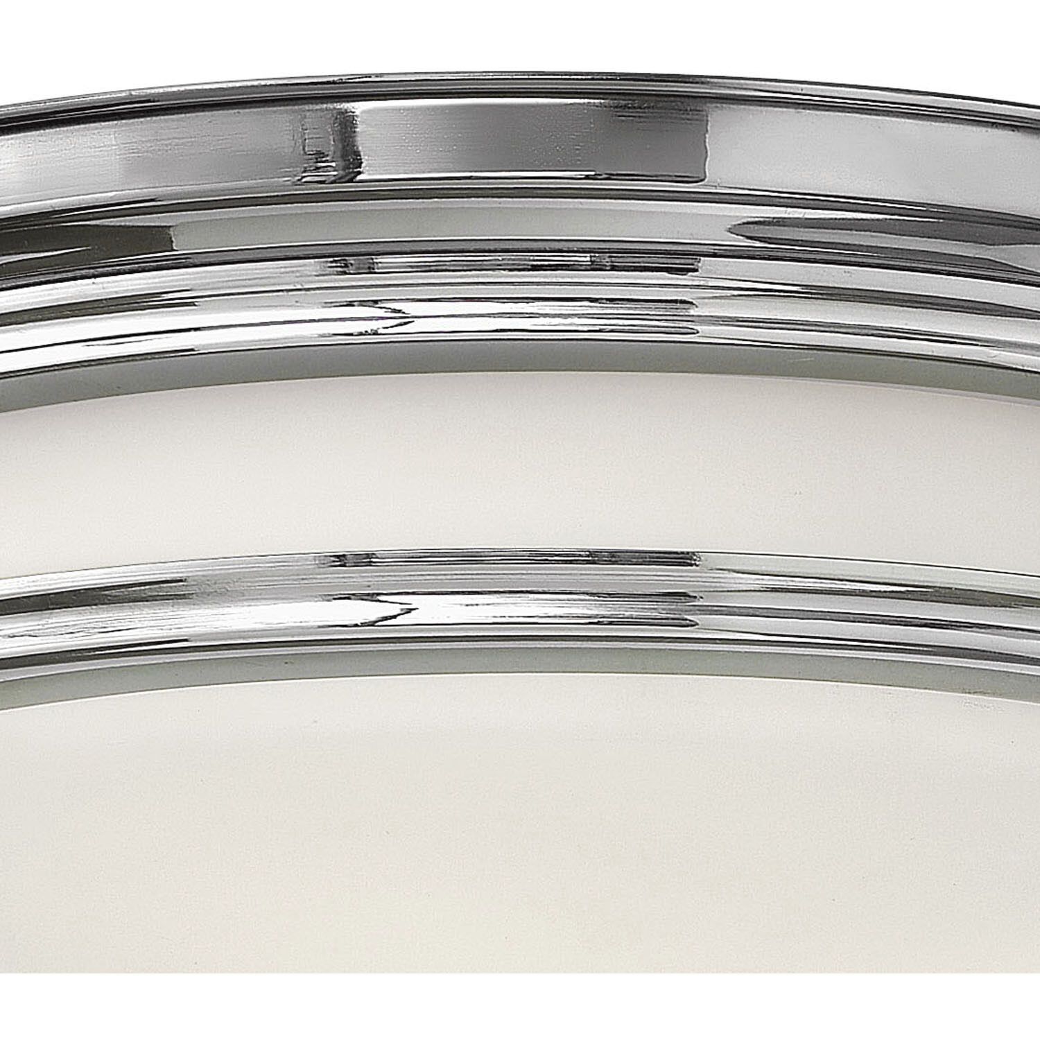 Hadley 2 Light 12 inch Chrome Indoor Flush Mount Ceiling Light in White