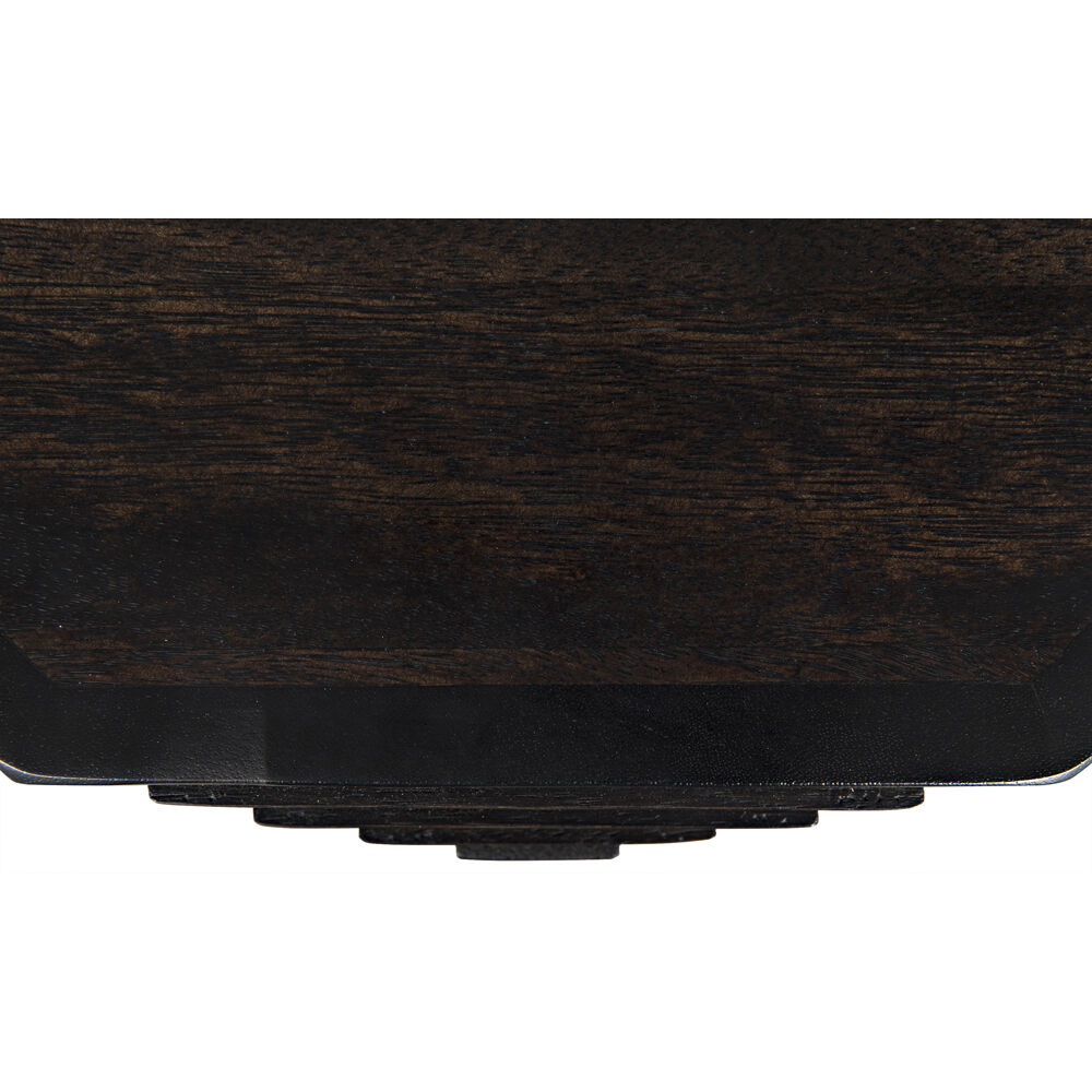 Moore 26 X 22 inch Ebony Walnut Side Table