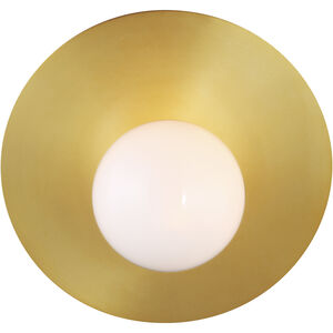 Kelly by Kelly Wearstler Nodes 1 Light 8 inch Burnished Brass Angled Wall Sconce Wall Light