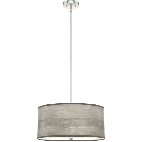 Solhaven 3 Light 19 inch Light Gray Oak Pendant Ceiling Light