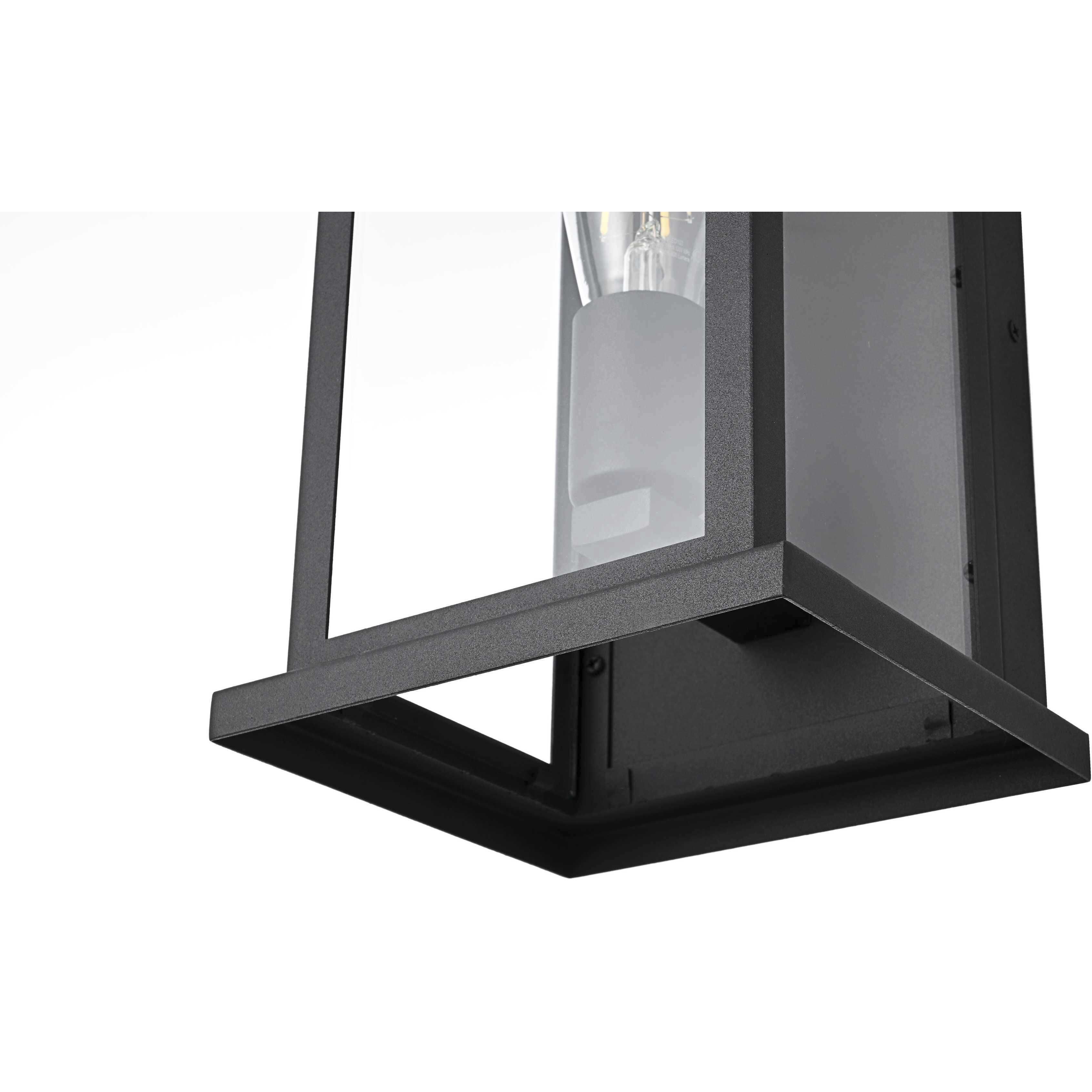 Neil 1 Light 15 inch Black Outdoor Wall Sconce