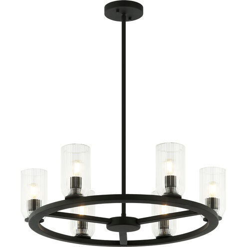 Westlock 6 Light 24 inch Matte Black Pendant Ceiling Light