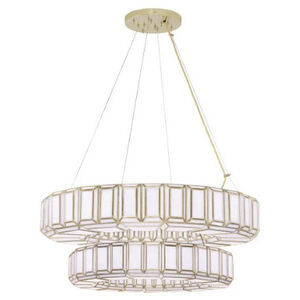 Belmont 20 Light 37 inch Brass Chandelier Ceiling Light