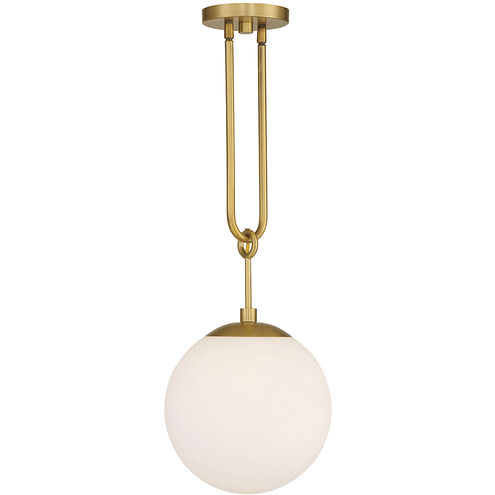 Becker 1 Light 10 inch Warm Brass Pendant Ceiling Light, Essentials