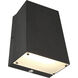 Edge EM 5.5 inch Black ADA Wall Sconce Wall Light