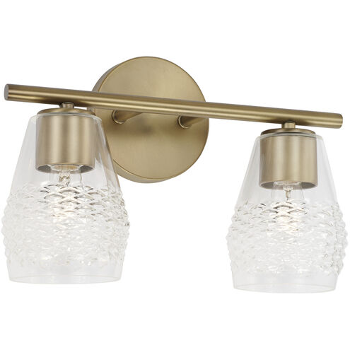 Dena 2 Light 14.00 inch Bathroom Vanity Light