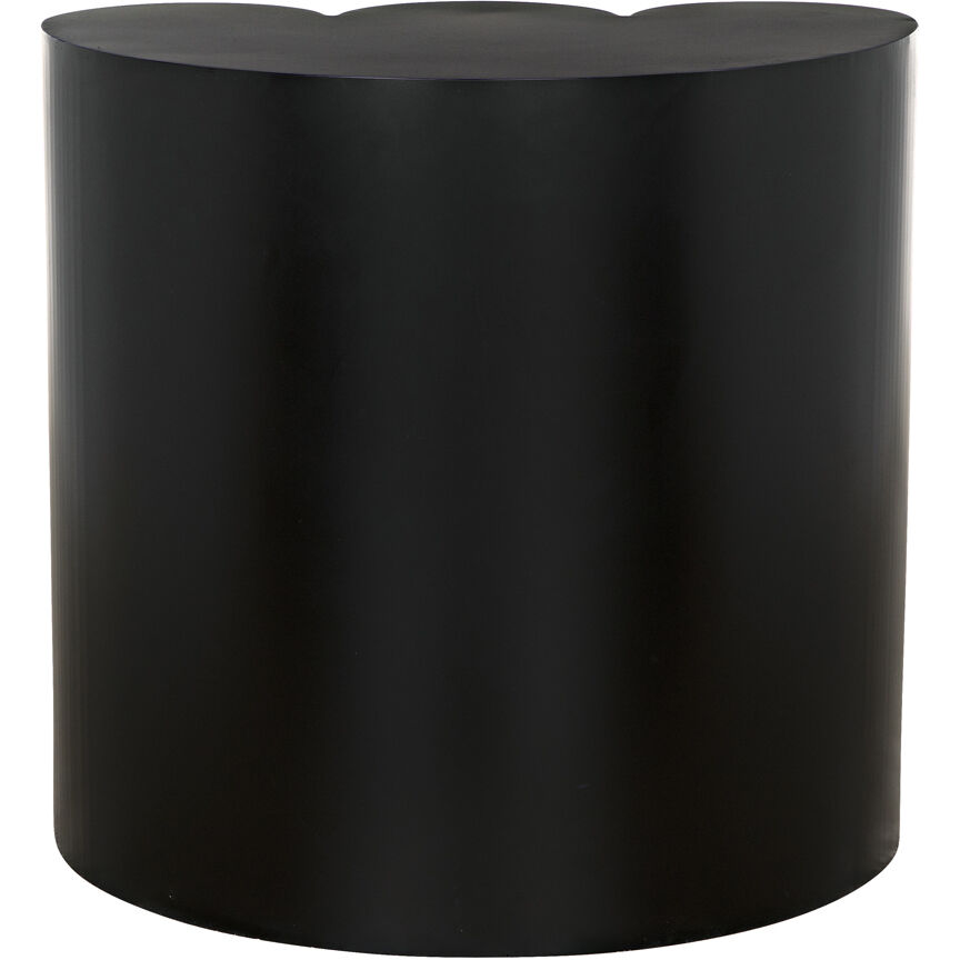 Bast 25 X 24 inch Matte Black Side Table
