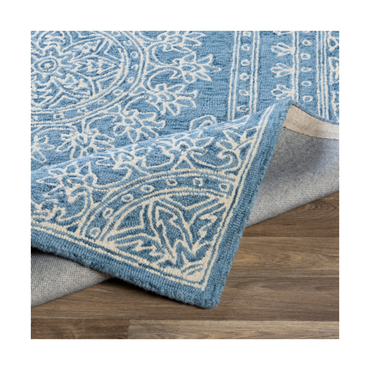 Kayseri 90 X 60 inch Denim/Navy/Cream Rugs