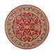 Arlo 42 X 42 inch Red Rug, Round