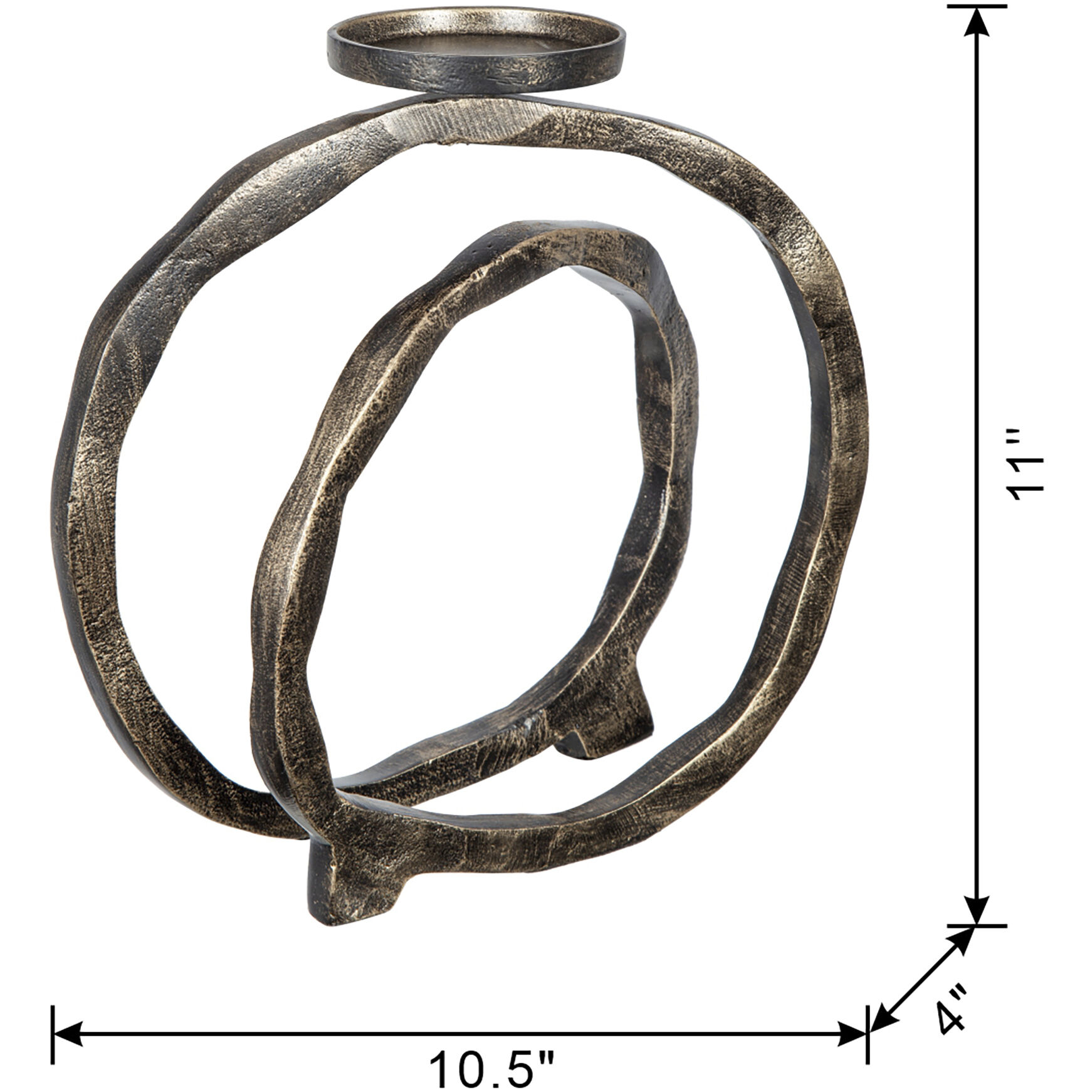 Anita 11 X 10.5 inch Candleholder