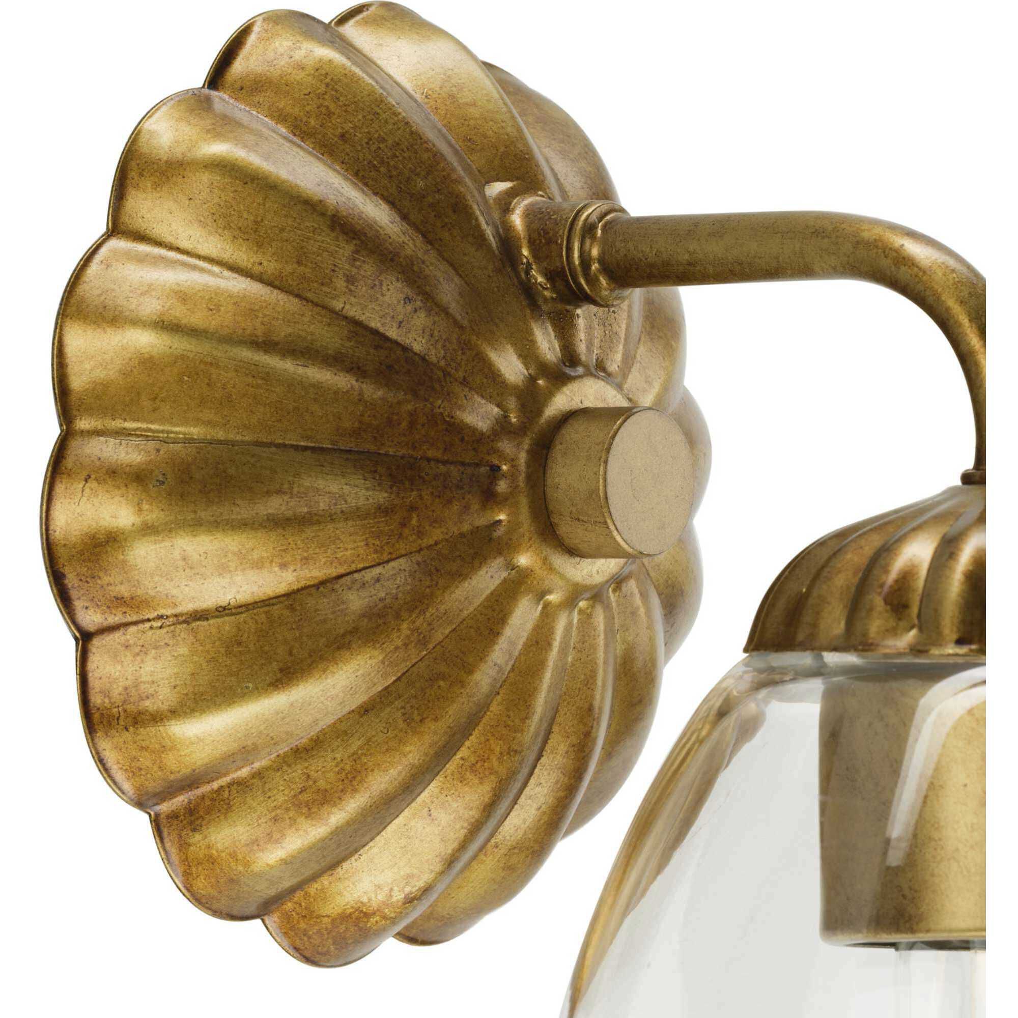 Quillan 1 Light 5 inch Gold Ombre Bathroom Vanity Light Wall Light