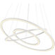 Chalice LED 31 inch White Chandelier Ceiling Light