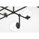 Millikan 9 Light 39 inch Coal Black Pendant Ceiling Light