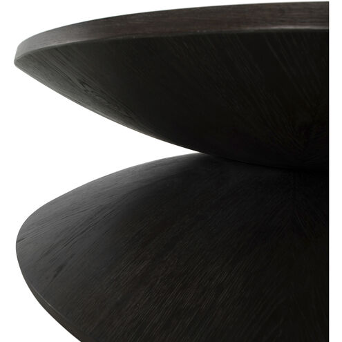 Reid 57 X 57 inch Cerused Forest Black Coffee Table