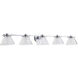 Cone LED 38 inch Chrome Bath Vanity Light Wall Light