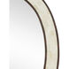 Andar 39 X 26 inch Natural and Dark Walnut Mirror