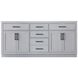 Alden 72 X 35 inch Grey Bathroom Vanity Cabinet
