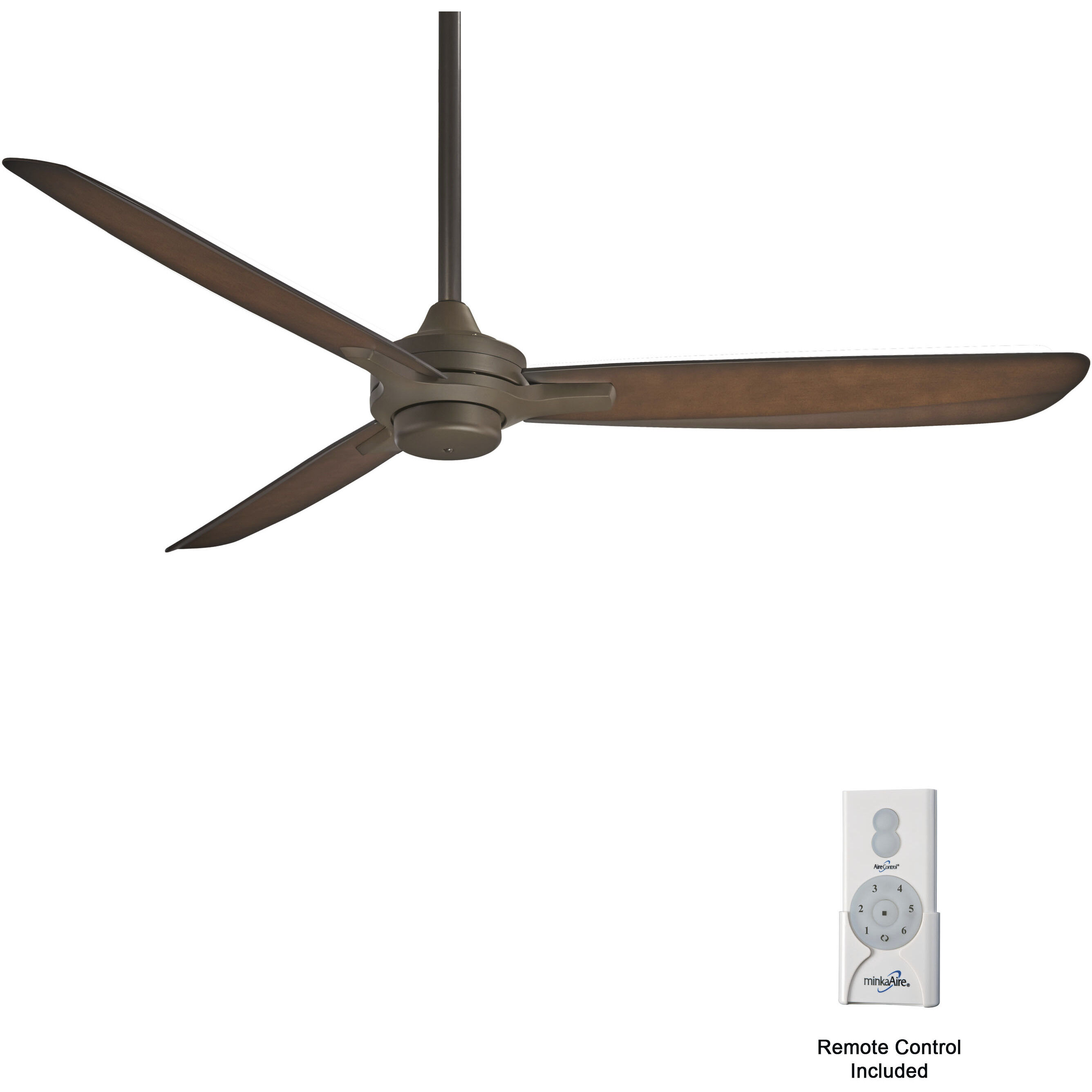 Rudolph Wet 60 inch Oil Rubbed Bronze Outdoor Ceiling Fan