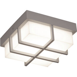 Avenue LED 8 inch Textured Grey Outdoor Flush Mount