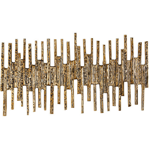 Ledger Antique Brass Wall Decor, Small