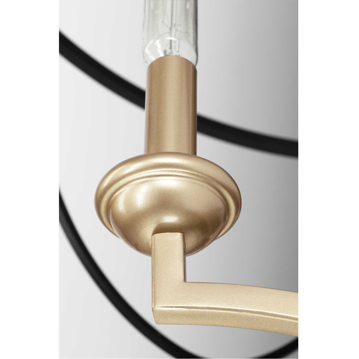 Landree 5 Light 23 inch Matte Black Chandelier Ceiling Light