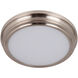 Neighborhood X66 Series LED 9 inch Brushed Polished Nickel Flushmount Ceiling Light