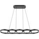 Maestro LED 37.75 inch Black Linear Pendant Ceiling Light
