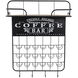Anita 22.8 inch Black Wall Shelf