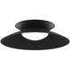 Miso LED 22 inch Black Flush Mount Ceiling Light in 3000K, dweLED