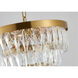 Canada 6 Light 16 inch Gold Chandelier Ceiling Light