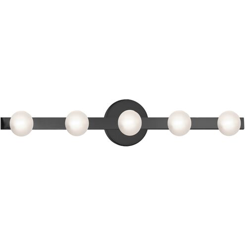 Raleigh LED 27.25 inch Matte Black Vanity Light Wall Light