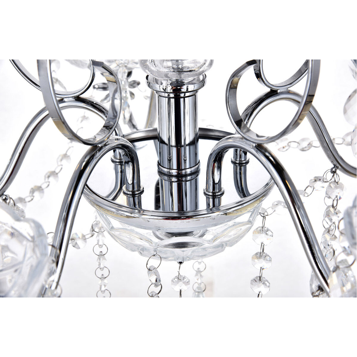 Voltaire 5 Light 22 inch Chrome Chandelier Ceiling Light