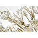 Vera 100 Light 25.5 inch Satin Gold Chandelier Ceiling Light