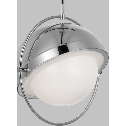 TOB by Thomas O'Brien Bacall 1 Light 19.5 inch Polished Nickel Pendant Ceiling Light