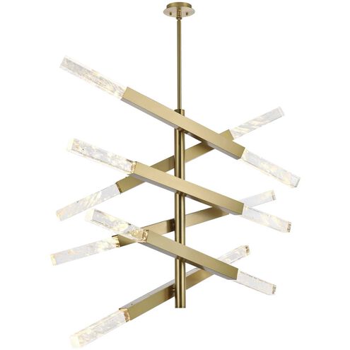 Ari 12 Light 17.5 inch Satin Gold Pendant Ceiling Light
