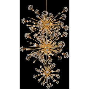 Constellation 50 Light 36 inch Chrome Pendant Ceiling Light in Polished Chrome