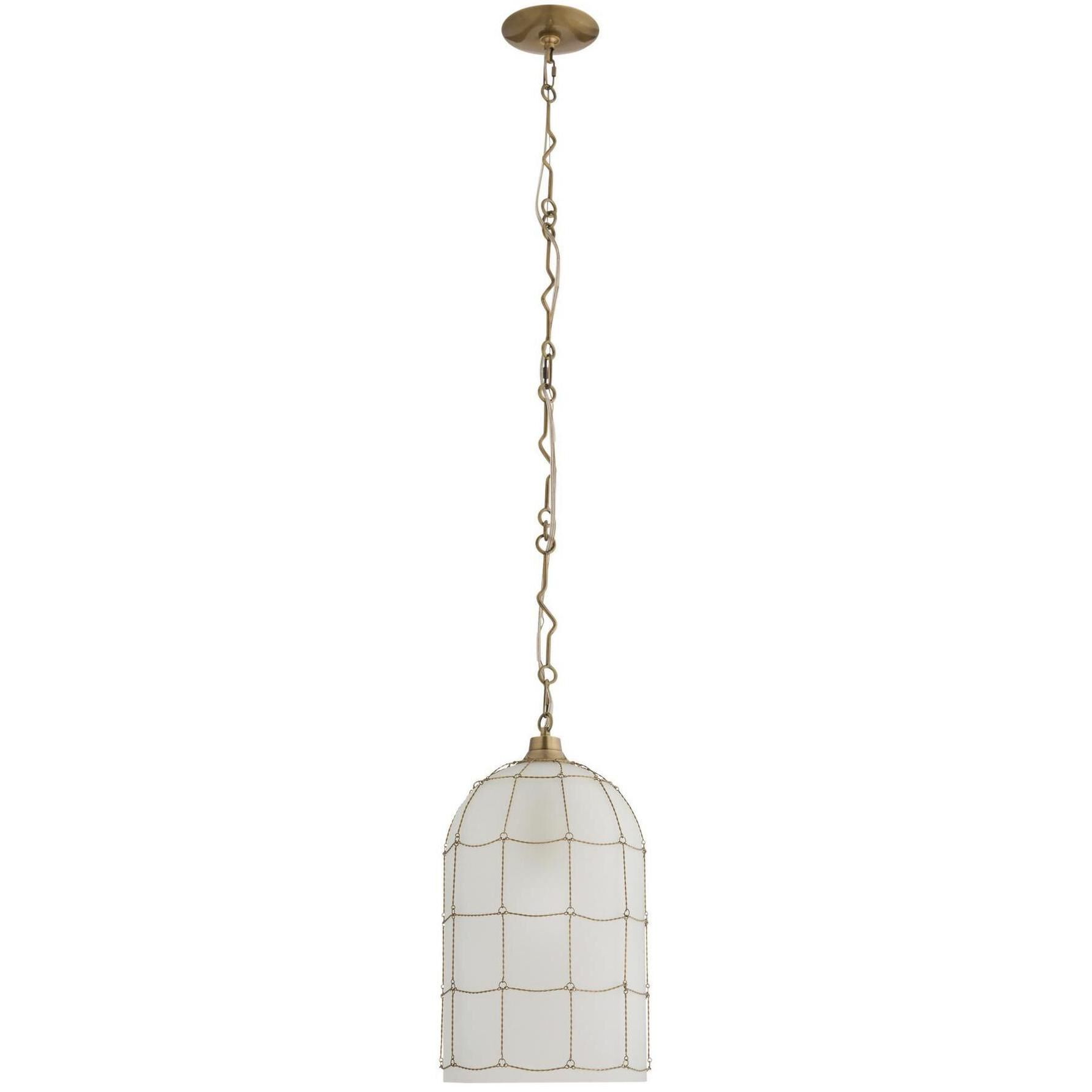 Jordan 1 Light 10 inch Antique Brass Pendant Ceiling Light