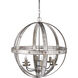 Ordway 6 Light 23.5 inch Chandelier Ceiling Light