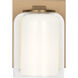 Drew & Jonathan Holden 1 Light 6.67 inch Satin Brass Bath Sconce Wall Light in LED