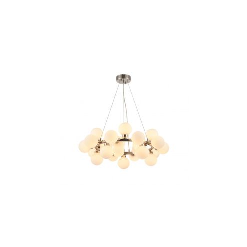 Canada LED 27 inch Shiny Nickel Chandelier Ceiling Light