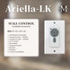 Atlas Ariella - LK 64 inch Matte Black with Matte White Blades Ceiling Fan