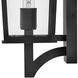 Coastal Elements Georgetown 1 Light 21.75 inch Black Outdoor Wall Mount