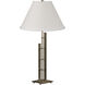 Metra Double 26.9 inch 150 watt Soft Gold Table Lamp Portable Light in Natural Anna