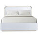 Luna Cascade US King Bed, Wooden, Upholstered