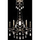 Encased Gems 6 Light 50 inch Silver Chandelier Ceiling Light in Clear Crystal