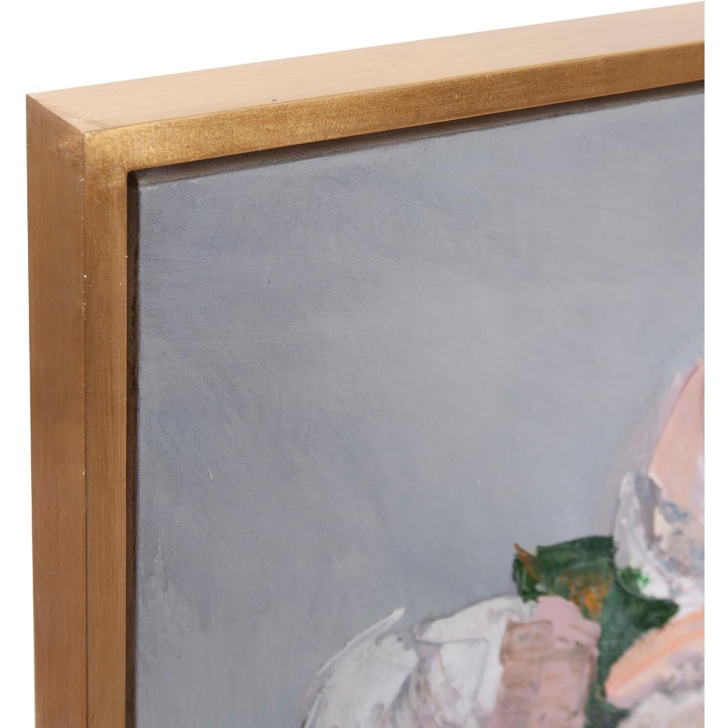 French Blush 73.75 X 41.75 inch Hand Painted Canvas