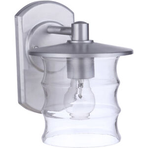 Canon Outdoor Wall Mount in Satin Aluminum, Small